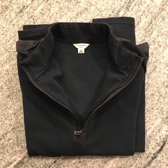 Calvin Klein Sweater Dark Blue Size M - Picture 3 of 4